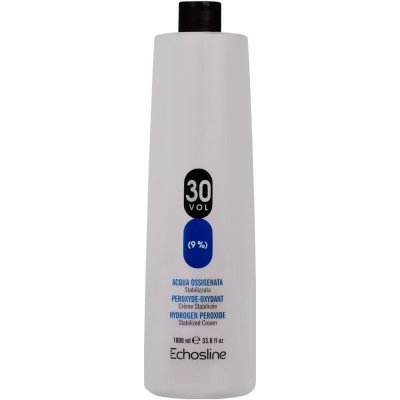 Echosline Hydrogen Peroxid Stabilized Cream aktivátor v krému pro barvy Echosline 30 Vol 9% 1000 ml – Zboží Mobilmania