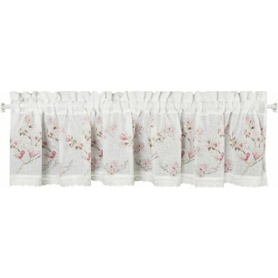 ZÁCLONA AMELIA 150X30 CM BÍLÁ – Hledejceny.cz