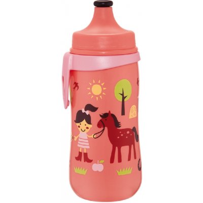 NIP PP Kids Cup Láhev Family girl s Push-Pull pítkem 330 ml