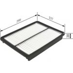 Vzduchový filtr BOSCH F 026 400 448 – Hledejceny.cz