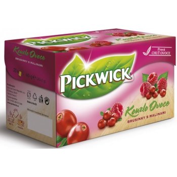 Pickwick Brusinky s malinami ovocný čaj 20 x 2 g 40 g