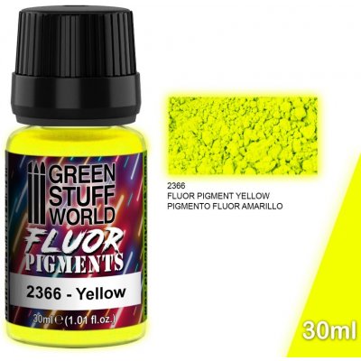 Green Stuff World Fluor Pigments Yellow 30 ml – Zboží Mobilmania