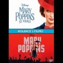 Mary Poppins + Marry Poppins se vrací / Kolekce 3D BD DVD