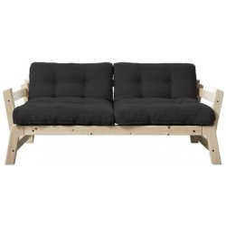 Karup sofa Step *158 cm natural + futon dark grey 734