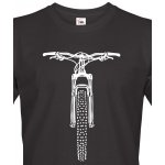 Pánské tričko MTB s horským kolem černá – Zbozi.Blesk.cz
