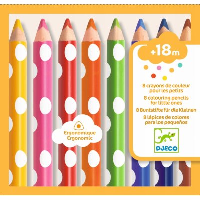 DJECO Osm pastelek pro nejmenší – Zboží Dáma