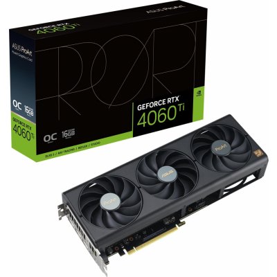 Asus ProArt GeForce RTX 4060 Ti OC edition 16GB GDDR6 90YV0JH2-M0NA00 – Zboží Živě