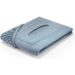 PINO Napínací prostěradlo s otvorem na obličej ledově modré 195x65 – Zboží Mobilmania