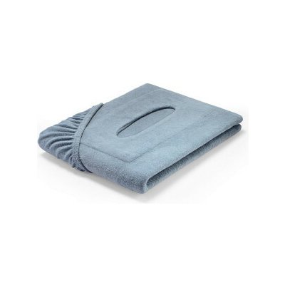 PINO Napínací prostěradlo s otvorem na obličej ledově modré 195x65 – Zboží Mobilmania