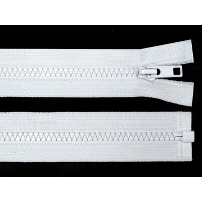 Prima-obchod Kostěný zip No 5 délka 45 cm bundový, barva 101 bílá – Zboží Mobilmania