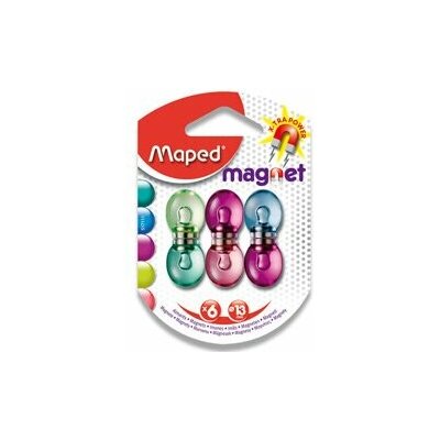 Maped silné magnety průměr 13 mm, 6 ks, barevné – Hledejceny.cz