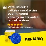 Rehabiq Masážní míček ježek modrý 10 cm – Sleviste.cz
