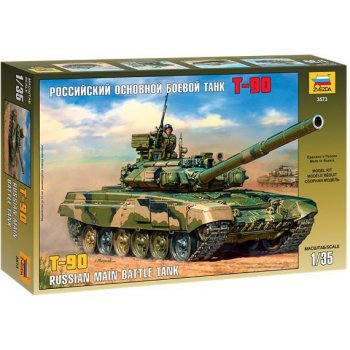 Zvezda Model Kit T 90 MS ruská armáda 3675 1:35