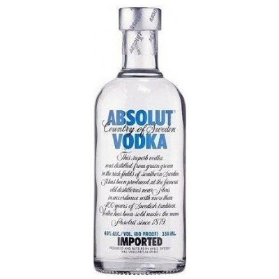 Absolut 40% 0,35 l (holá láhev) – Zboží Dáma