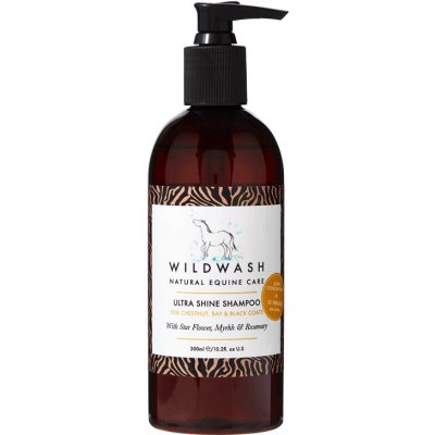 WildWash UK 100% přírodní šampon pro hnědáky a tmavé koně DARK 0,3 l – Zbozi.Blesk.cz