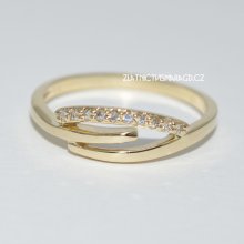 Zlatnictví Smaragd Briliantový prsten V56