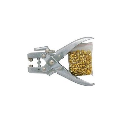 Kleště na duté nýty Strend Pro MPT1205, očkovací, + 100 ks oček ST229093 – Sleviste.cz