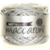 Šňůra a provázek Maccaroni Metallic stříbrná 02