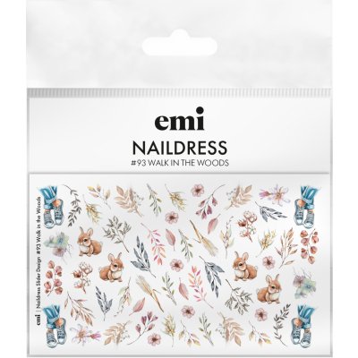 E.Mi Vodolepka Naildress Slider Design 93 Walk in the woods – Zboží Dáma