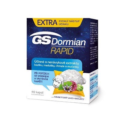 GS Dormian Rapid 40 kapslí – Zboží Mobilmania