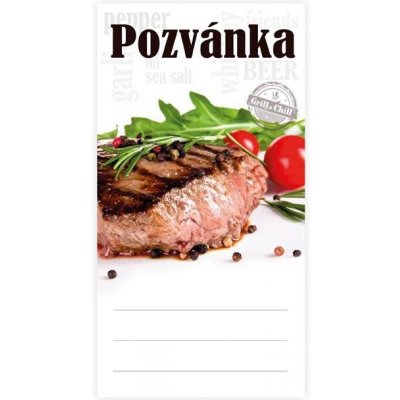 Pozvánka na oslavu 190x100mm s motivem – Sleviste.cz