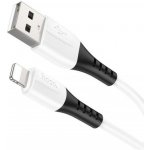 Hoco Silicone Charging / Data Cable Lightning X82 1m White – Hledejceny.cz