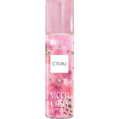 C-THRU Mood Oasis Rose Caress osvěžující tělový sprej 200 ml – Hledejceny.cz