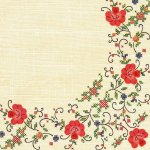 Ubrousek 33x33cm Folklor – Zbozi.Blesk.cz