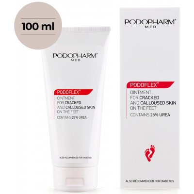 PODOPHARM PODOFLEX mast na popraskanou, mozolnatou kůži s 25% UREY 100 ml – Zboží Dáma