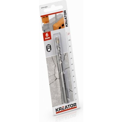 KREATOR KRT010903 - Vrták SDS PLUS do betonu 6x110 mm – Zboží Mobilmania