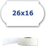 CDRmarket ETRL-26x16-white cenové etikety do kleští bílé 26 mm x 16 mm 700 ks – Zboží Dáma