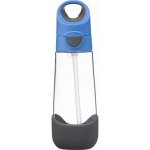 b.box Láhev s brčkem žlutá/šedá 600 ml – Zboží Mobilmania