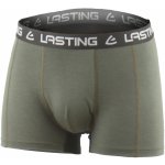 Lasting NOMO 6299 zelené vlněné merino boxerky – Sleviste.cz