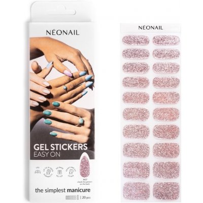 NeoNail Easy On Gel Stickers nálepky na nehty odstín M07 20 ks – Zboží Dáma