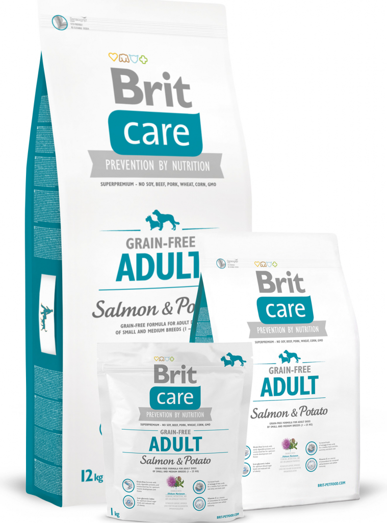 Brit Care Salmon&Potato Grain-free 12Kg - Pienso para perro sin cereal