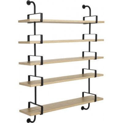 Gubi Police Démon Shelf 2, 155cm, 5 shelves, oak – Hledejceny.cz