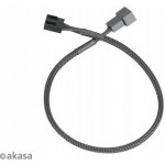 Akasa 30cm 4pin pro PWM 3pin ventilátory 4ks v balení AK-CBFA01-KT04 – Hledejceny.cz
