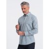 Pánská Košile Ombre košile slim fit OM-SHPS-0163 šedá