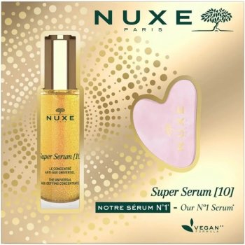 Nuxe Super Serum protivráskové sérum 30 ml + Gua Sha dárková sada