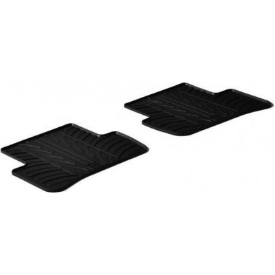 Koberce gumové Gledring Mercedes C-Class W204 2007-2014 (zadní) | Zboží Auto