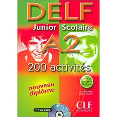 Jouhanne C. - DELF Junior Scolaire A2 Livre & Corriges & CD – Zboží Mobilmania