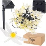 KIK KX4968 Solární zahradní osvětlení vážky 6,5 m 30LED teplá bílá – Sleviste.cz