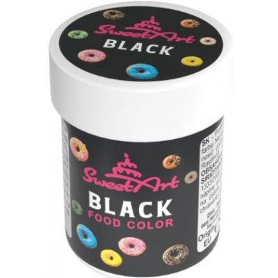 SweetArt gelová barva Black 30 g – Zbozi.Blesk.cz
