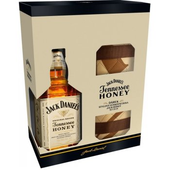 Jack Daniel's Honey 35% 0,7 l (dárkové balení party deka)