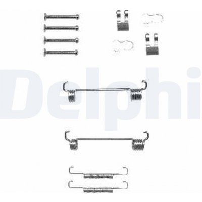 Sada příslušenství, parkovací brzdové čelisti DELPHI LY1344 – Sleviste.cz