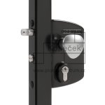 Elektrický zámek LOCINOX LEKQ U4 s funkcí FAIL OPEN | pro hranatý profil 30-50 mm | černá RAL 9005 – Zboží Mobilmania