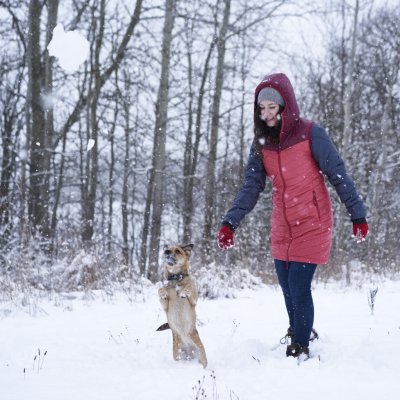 Skhoop šatová zimní vesta The Doris sweet red – Sleviste.cz