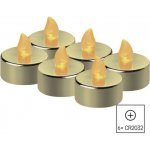 Emos DCCV13 LED čajová svíčka zlatá vintage 6 ks – Hledejceny.cz