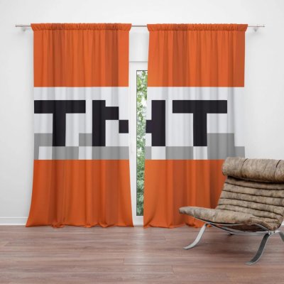 Závěsy TNT: 2 ks - 140x250 cm - Sablio – Hledejceny.cz