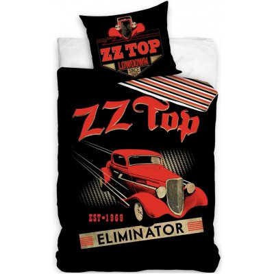 Carbotex Bavlna povlečení ZZ Top motiv Eliminator bavlna Renforcé 140x200 70x90 – Zboží Mobilmania